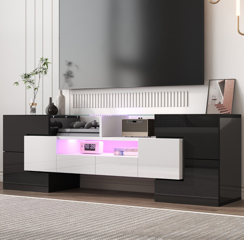 Hochglanz sideboard mit - hochglanz,