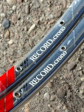 Retro Fahrradteile NIB NOS CAMPAGNOLO Record 700c x20mm 24H Felgensatz Schlau...