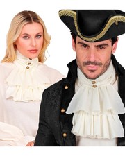 Eleganter, cremefarbener Jabot