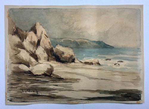 Altes aquarell signiert - aquarell,