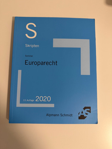 Skript europarecht von - europarecht,