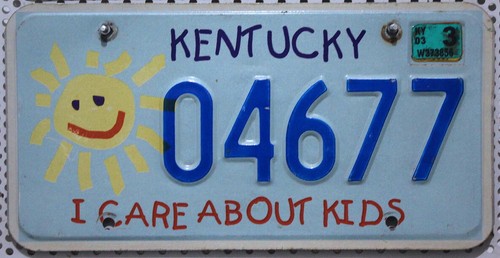 Kentucky nummernschild usa - nummernschild,