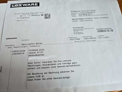 Taxman 2022 für vermieter - 2022,
