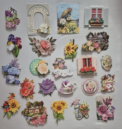 3D-Motive,Grußkarten,Blumen