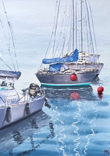 Malerei aquarell gemälde - aquarell,