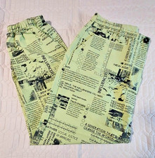 Hose Neongelb Hip-Hop Retro