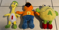 3 x AIDA Clubbies Buchstaben Figur Sammlung Plüschtier Kuscheltier Stofftier