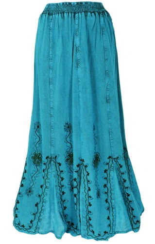 Bestickter boho hippierock - bestickter,