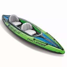 Intex Challenger K2 2 Personen-Kajak Set inkl. Alu-Paddel und Pumpe