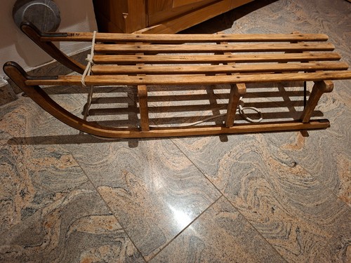Alter holzschlitten - alter,