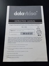 ORIGINAL DATUM VIDEO HANDBUCH