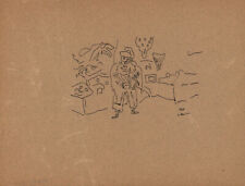 Petitpierre, Le Vaurien. [ca. 1945]. [Signierte Original-Tuschezeichnung].