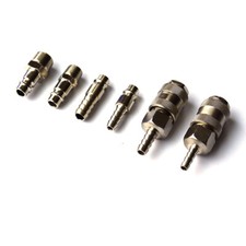 Druckluft Schnellkupplung Stecknippel Gewinde- oder Schlauchanschluß zur Auswahl