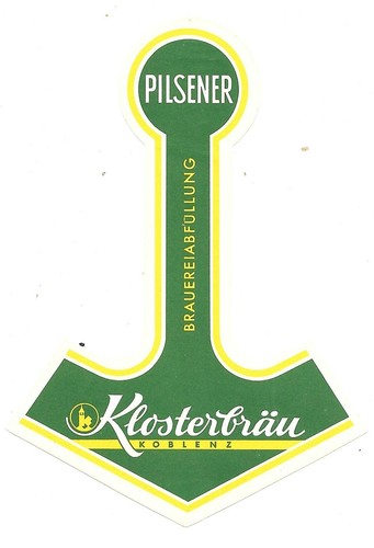 Bieretikett klosterbrauerei - bieretikett,