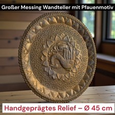 Großer Vintage Messing