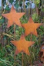 Gartenstecker 3er Set Sterne