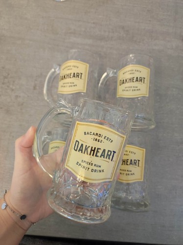 Oakheart bacardi gläser - 5x,