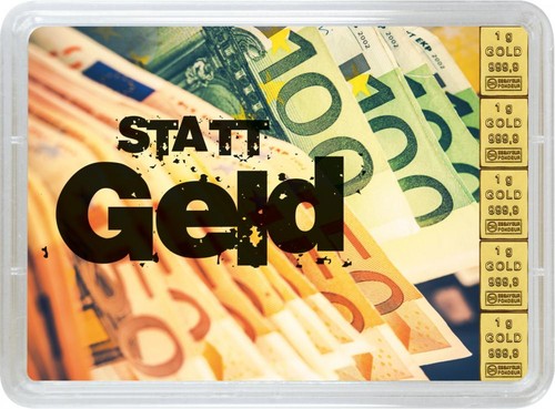 Gold statt geld - gold,
