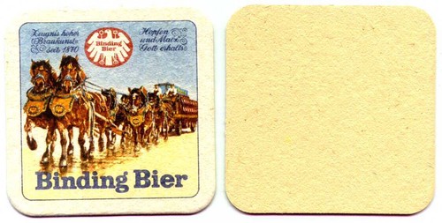 Sehr schöner alter bierdeckel - schöner,