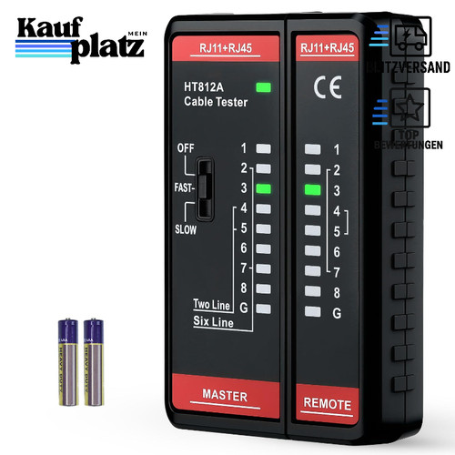 Kabeltester rj45 rj11 - kabeltester,