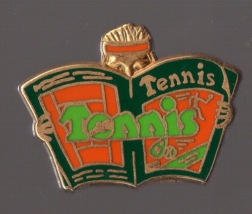 Pin tennis magazin signiert - pin's,