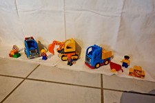 Lego Duplo  Baustelle Großes Fahzeugkonvolut mit Zubehör, sehr schönes Set