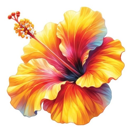9x9 blume wandtattoo - 9x9, cm