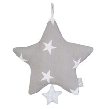ROBA Spieluhr "Little Stars" Einschlafhilfe, Babyzimmer Deko Stern waschbar