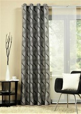 Ösenschal  Grau Wellen