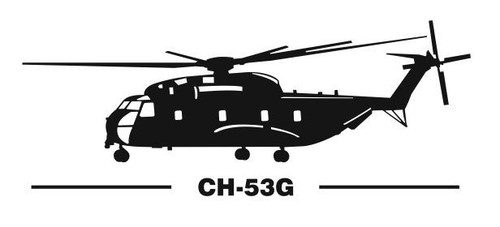 53g aufkleber - ch-53g,