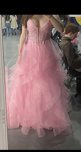 Damen abendkleid lang rosa - damen,