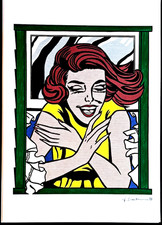 Roy Lichtenstein -  Girl in