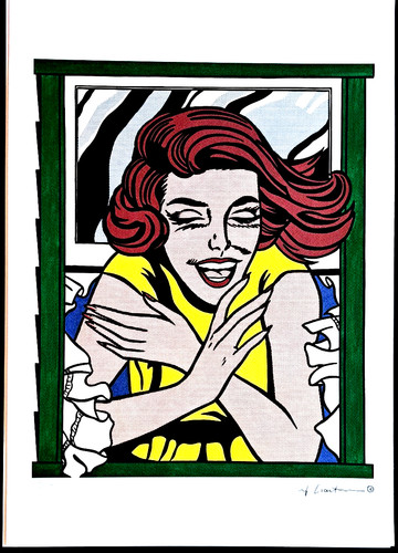 Roy lichtenstein girl in - roy,