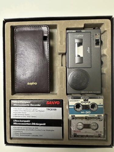 Sanyo trc 570 mikrokassette - trc, m