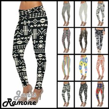 Damen Leggings Yogahose Army