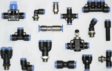 Pneumatik Steckverschraubung Steckverbinder Schnellsteckverbinder Druckluft