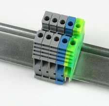 Klemme 4mm² | Durchgangsklemme Schraubklemme 4qmm | Reihenklemmen L N PE Klemmen