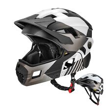 ROCKBROS Kinderhelm Kratzer Kinder Integriert Fahrradhelm Fullface helm 48-57cm