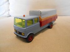 " MB LP 608 Pritsche mit Plane " Siku V 335-336-319 Tauben-blau / purpur-rot