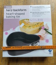 Herz Backform TCM Antihaft Kuchenform 25 x 7 x 27 cm