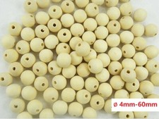 Holzkugel gebohrt 4mm - 60 mm