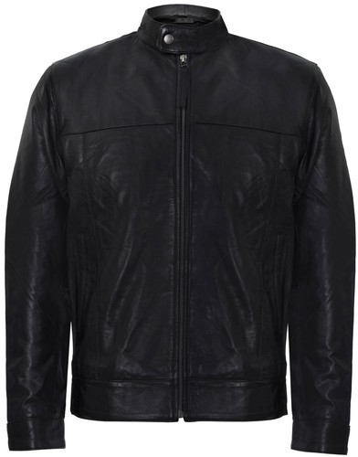 Herren elegant schwarz echtes - elegant,