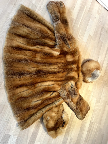 Original rotfuchs pelzjacke - original,