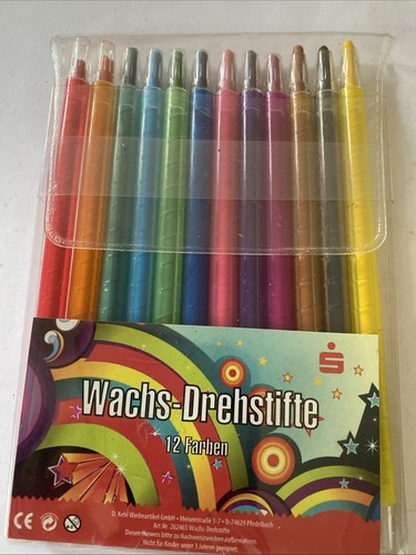 Wachsdrehstifte wachs 12farben - wachsdrehstifte,