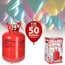 CEPEWA - Helium Ballongas für 50 Ballons Heliumflasche für Luftballons