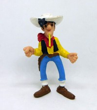 Lucky Luke mit geballten Fäusten und Strohhalm - Schleich 1984 - 80er vintage