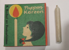 20 Kerzen Puppenkerzen von Wittol , 7 cm x 1 cm, (original DDR, PCK) 