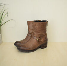 coole Gino Rossi Stiefeletten Gr. 40 Biker Style Used Look Boots
