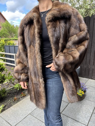 Langer pelzmantel damen echter - langer,