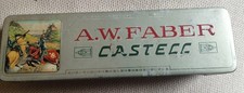 Faber-Castell altes Stifteetui, Malstifte